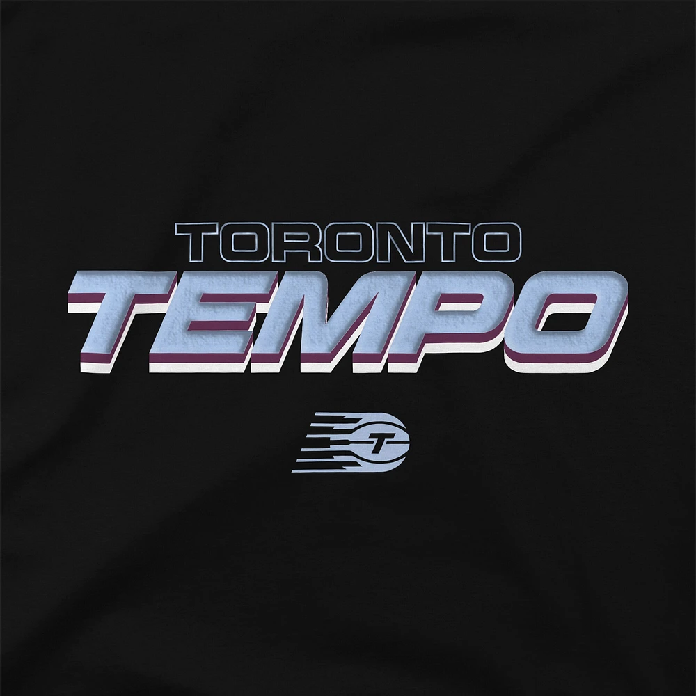 Youth Stadium Essentials Black Toronto Tempo Puff Pullover Hoodie