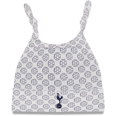 Infant New Era White Tottenham Hotspur Soccer Ball Cuffed Knit Hat