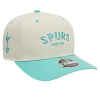 Men's New Era Tan Tottenham Hotspur Contrast Visor 9FIFTY Adjustable Hat