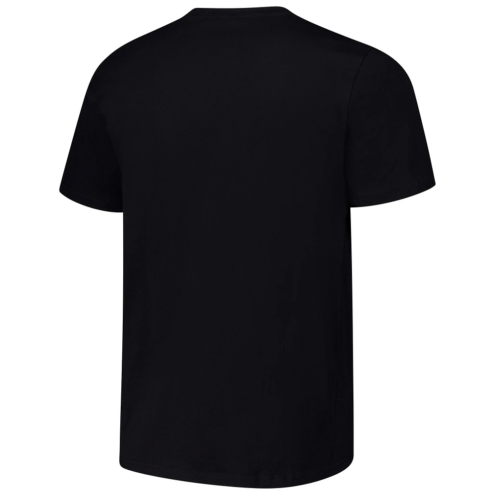 T-shirt noir avec logo Tottenham Hotspur pour homme