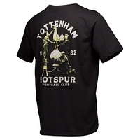 T-shirt rétro Tottenham Hotspur noir pour homme