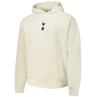 Sweat à capuche surdimensionné Tottenham Hotspur Dream pour homme, couleur crème