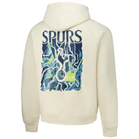 Sweat à capuche surdimensionné Tottenham Hotspur Dream pour homme, couleur crème