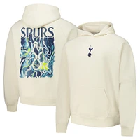 Sweat à capuche surdimensionné Tottenham Hotspur Dream pour homme, couleur crème