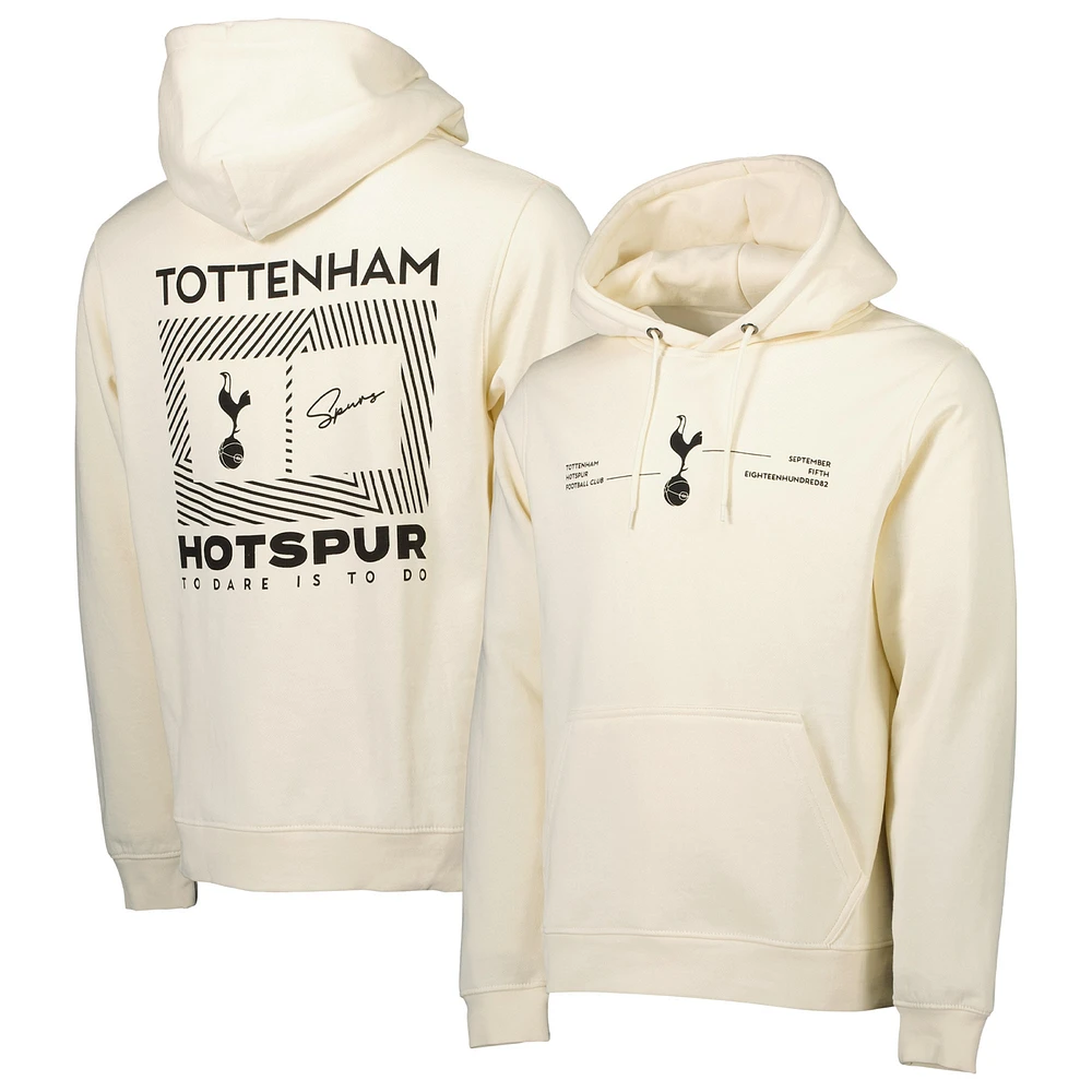 Men's Cream Tottenham Hotspur Fashion Pullover Hoodie