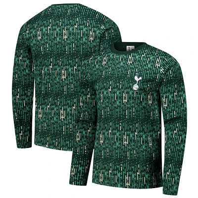 Men's Green Tottenham Hotspur Grafitti Long Sleeve T-Shirt