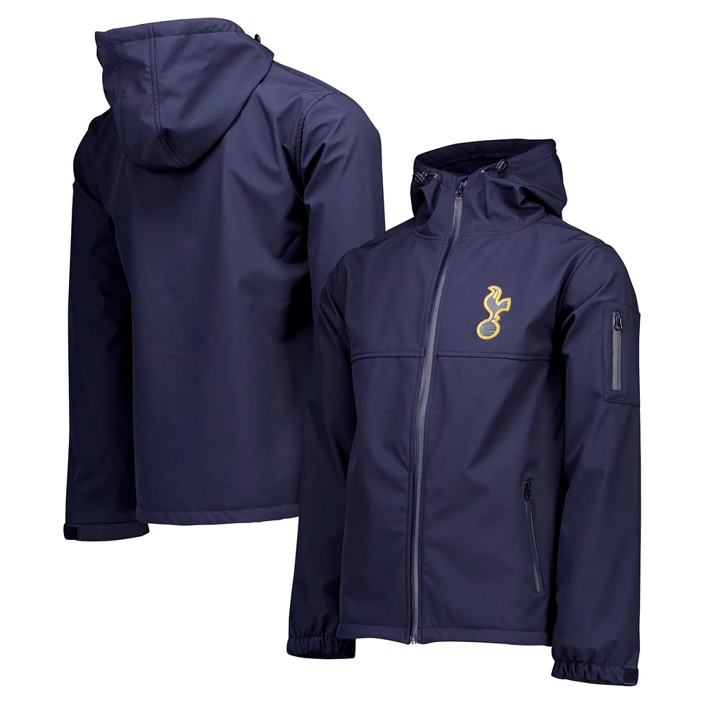 Men's Navy Tottenham Hotspur 3-Lay Full-Zip Hoodie Jacket