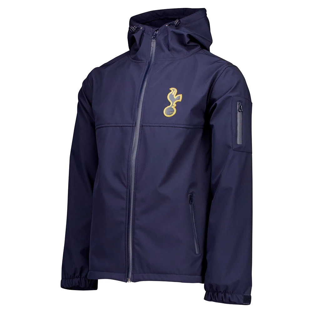Men's Navy Tottenham Hotspur Three-Layer Full-Zip Hoodie Jacket