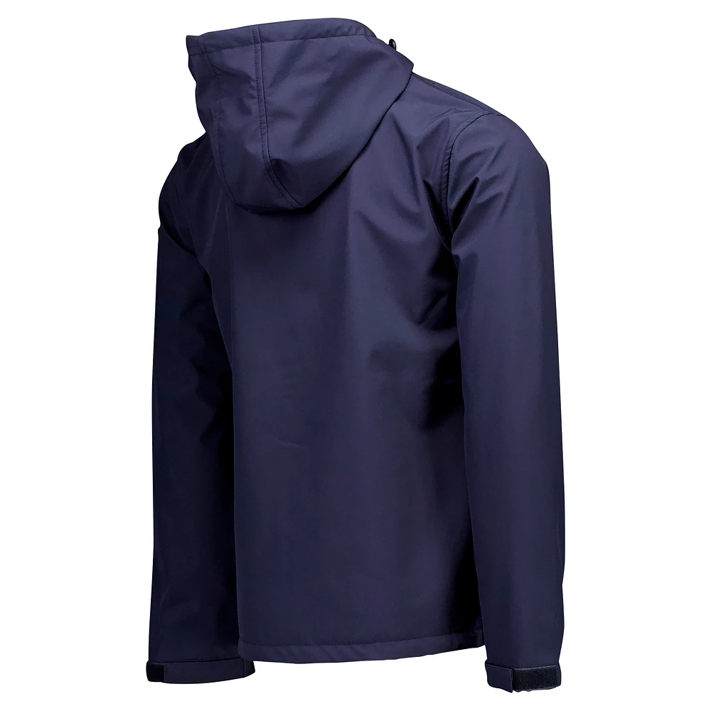 Men's Navy Tottenham Hotspur Three-Layer Full-Zip Hoodie Jacket