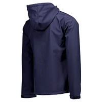 Men's Navy Tottenham Hotspur Three-Layer Full-Zip Hoodie Jacket