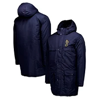 Veste à capuche zippée bleu marine Tottenham Hotspur Winter Field Park pour homme