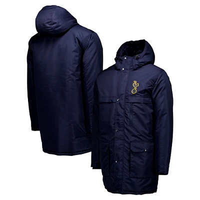 Veste à capuche zippée bleu marine Tottenham Hotspur Winter Field Park pour homme