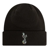 Men's New Era  Black Tottenham Hotspur Iridescent Cuffed Knit Hat