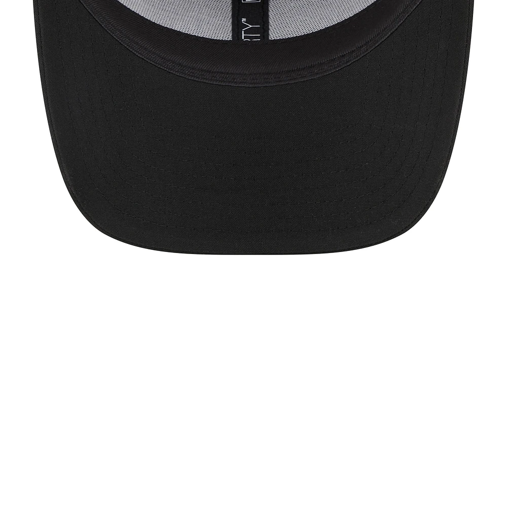 Casquette Tottenham Hotspur Overlay 9FORTY ajustable New Era noire pour homme