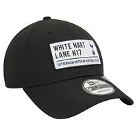 Men's New Era Black Tottenham Hotspur White Hart Lane 9FORTY Adjustable Hat