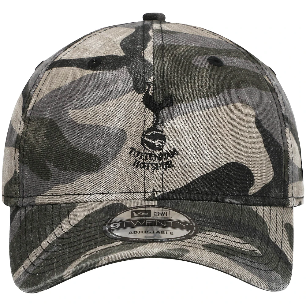 Casquette ajustable 9TWENTY Core Classic de Tottenham Hotspur à motif camouflage New Era pour homme