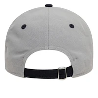 Men's New Era  Gray Tottenham Hotspur Contrast Visor 9TWENTY Adjustable Hat