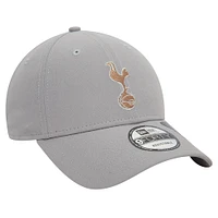 Casquette ajustable Tottenham Hotspur Seasonal 9FORTY de New Era pour homme, grise