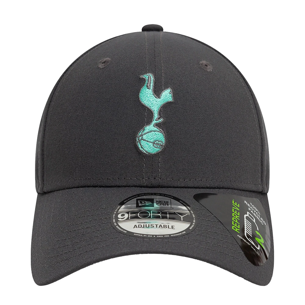 Men's New Era Gray Tottenham Hotspur Seasonal 9FORTY Adjustable Hat