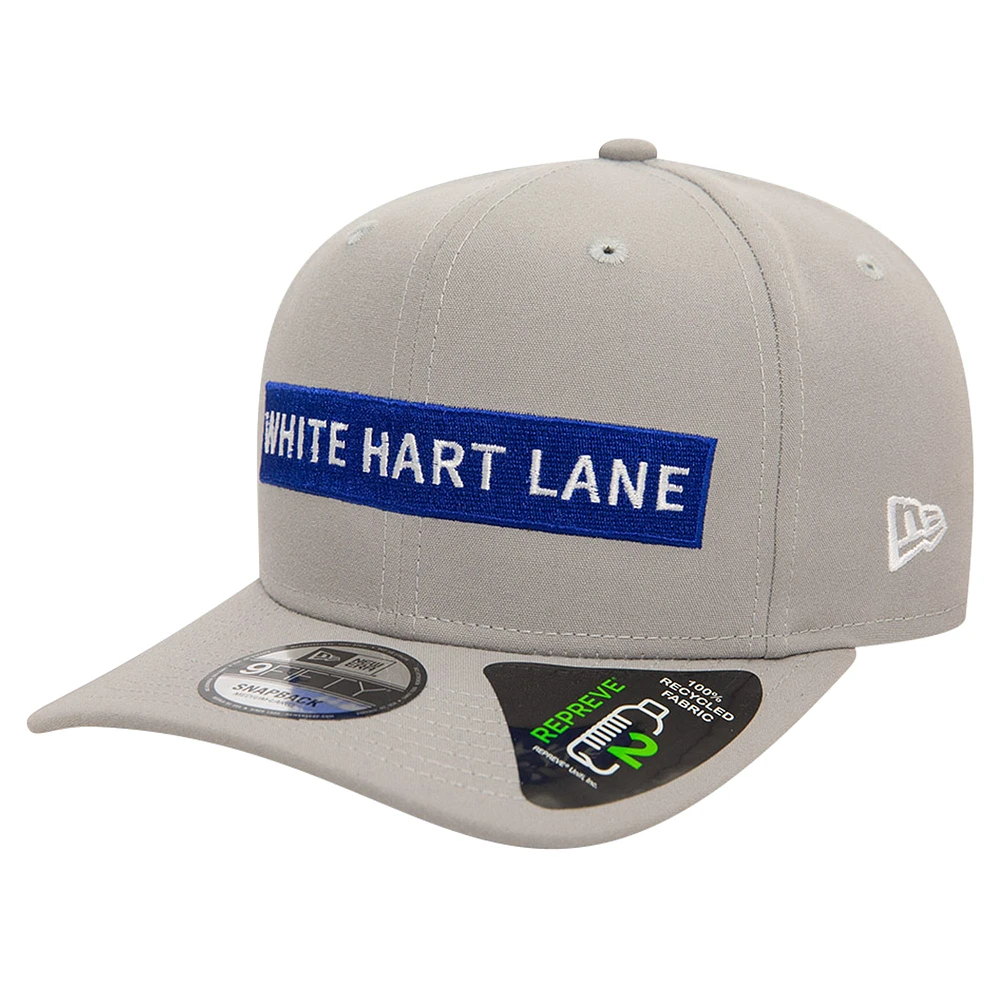 Men's New Era Gray Tottenham Hotspur White Hart Lane 9FIFTY Original Fit Snapback Hat