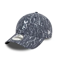 Men's New Era Navy Tottenham Hotspur Crinkle 9FORTY Adjustable Hat