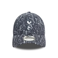 Men's New Era Navy Tottenham Hotspur Crinkle 9FORTY Adjustable Hat