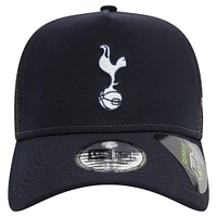 Men's New Era Navy Tottenham Hotspur Repreve 9FORTY A-Frame Trucker Adjustable Hat