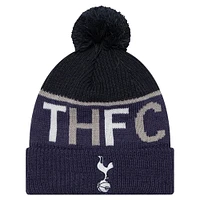 Men's New Era Navy Tottenham Hotspur Sport Cuffed Knit Hat with Pom