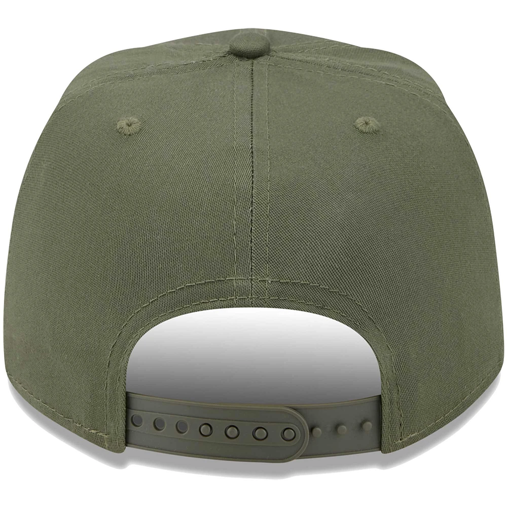 Casquette réglable 9FIFTY Tottenham Hotspur Flock New Era Olive pour homme