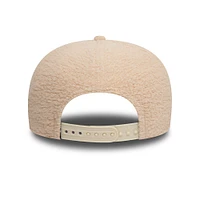 Casquette ajustable à boutons-pression extensibles New Era pour hommes, beige, Tottenham Hotspur Fleece 9FIFTY