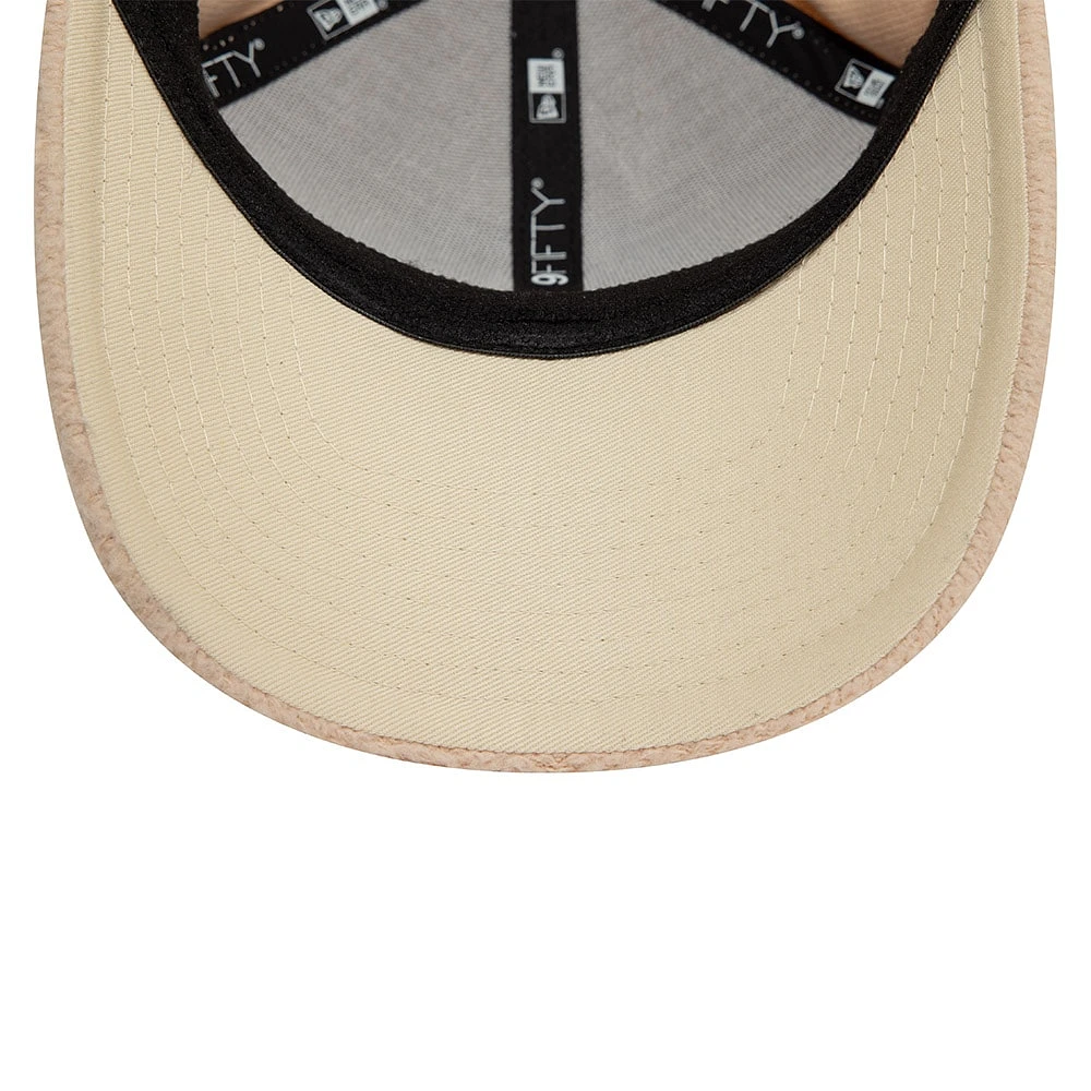 Casquette ajustable à boutons-pression extensibles New Era pour hommes, beige, Tottenham Hotspur Fleece 9FIFTY