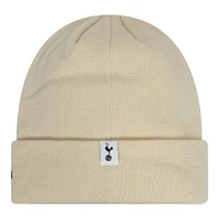 Men's New Era  Tan Tottenham Hotspur Rainbow Wordmark Cuffed Knit Hat