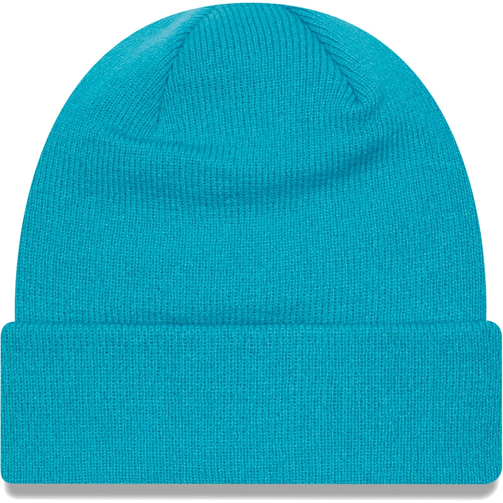 Bonnet en tricot à revers New Era turquoise Tottenham Hotspur pour homme