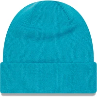 Bonnet en tricot à revers New Era turquoise Tottenham Hotspur pour homme