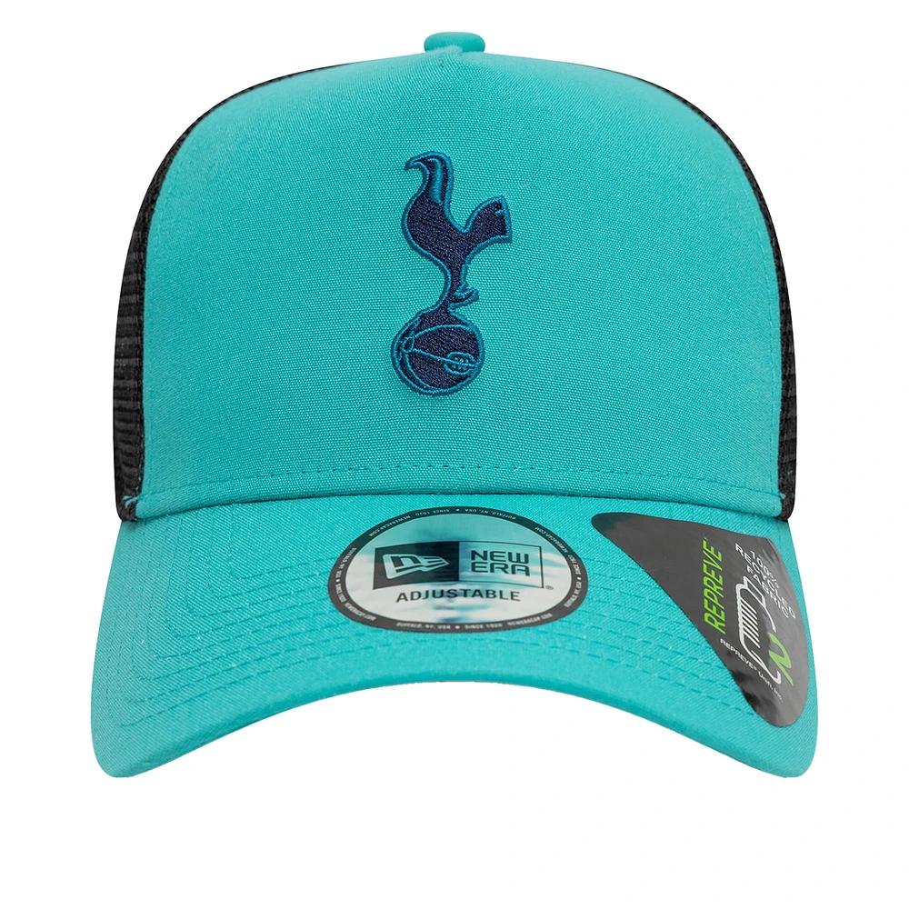 Men's New Era Turquoise Tottenham Hotspur Trucker Adjustable Hat