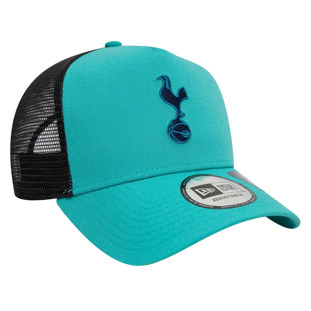 Men's New Era Turquoise Tottenham Hotspur Trucker Adjustable Hat