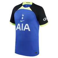 Maillot Nike Tottenham Hotspur 2022/23 Extérieur Breathe Stadium Réplique Homme Bleu