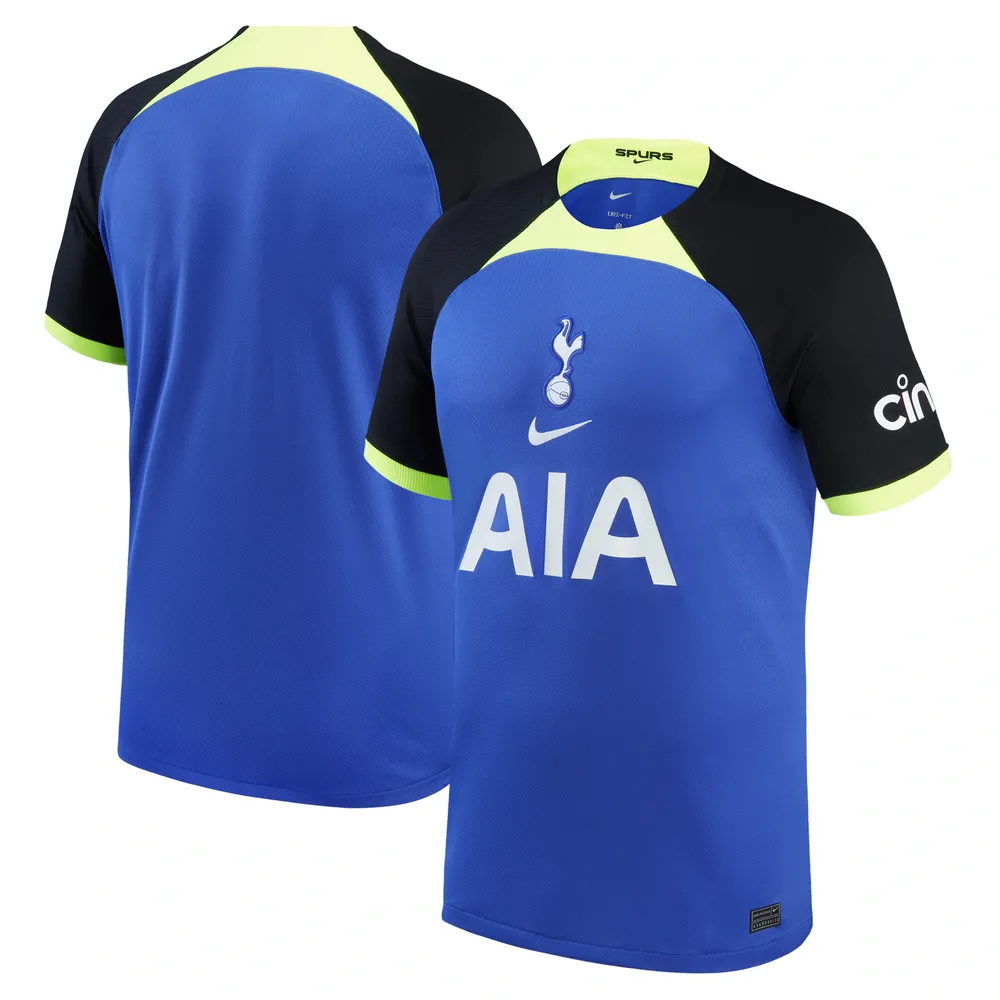 Maillot Nike Tottenham Hotspur 2022/23 Extérieur Breathe Stadium Réplique Homme Bleu