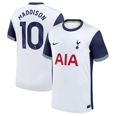 Maillot de joueur Nike James Maddison blanc Tottenham Hotspur 2024/25 domicile réplique pour homme