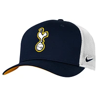 Casquette réglable à bouton-pression extensible Nike Navy Tottenham Hotspur Classic99 Trucker pour homme