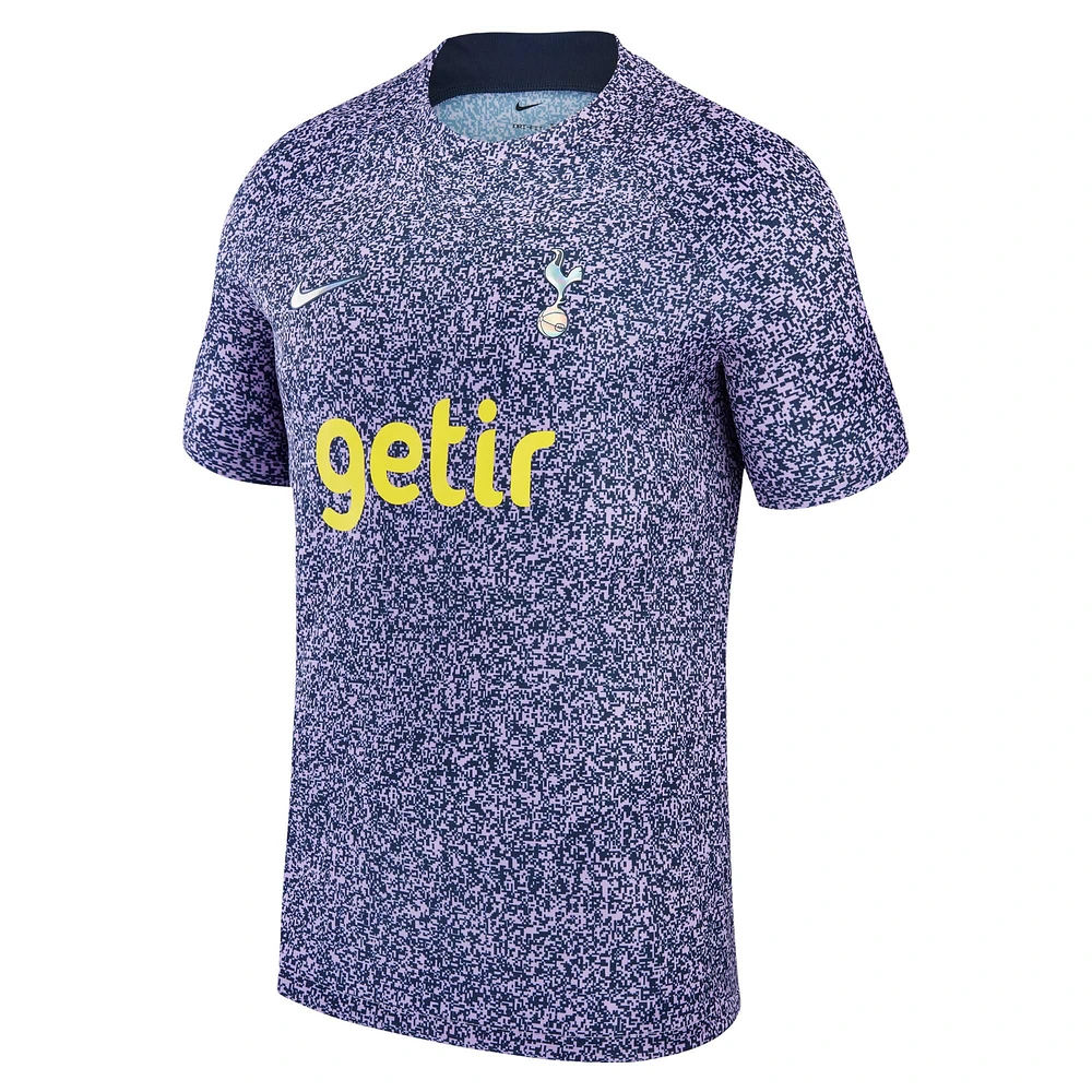 Haut d'avant-match Tottenham Hotspur 2023/24 Academy Pro Nike violet pour homme