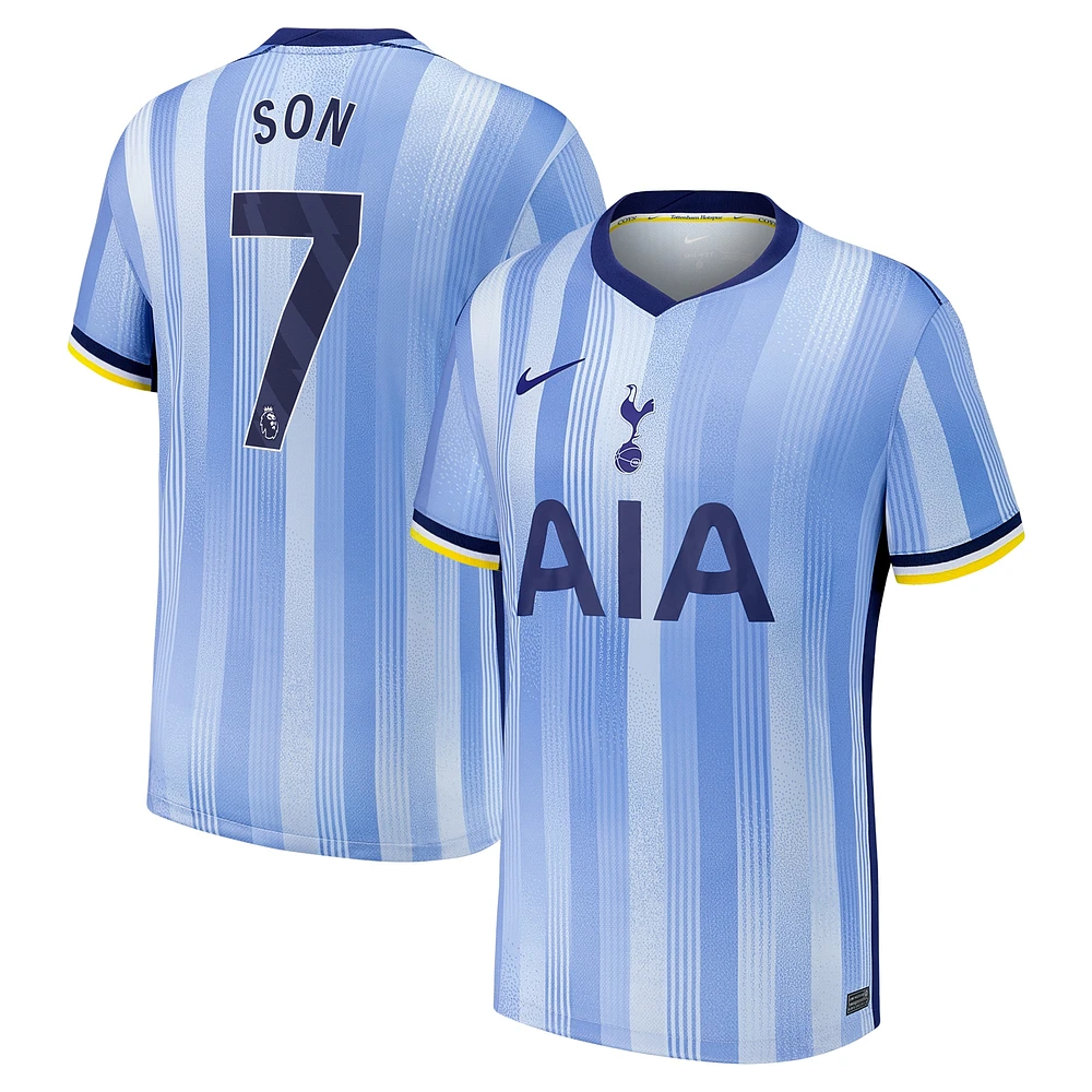 Maillot de joueur réplique extérieur Nike Son Heung-Min Tottenham Hotspur 2024/25 pour homme, bleu