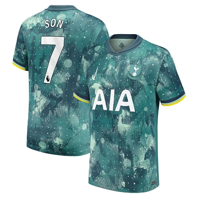 Maillot réplique de joueur Tottenham Hotspur 2024/25 vert Nike Son Heung-Min pour homme