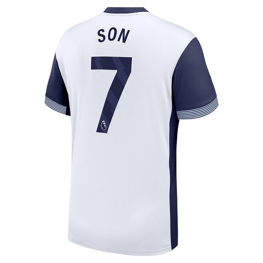 Men's Nike Son Heung-Min White Tottenham Hotspur 2024/25 Home Replica Player Jersey