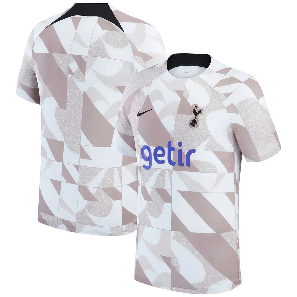 Haut d'avant-match Nike Tottenham Hotspur 2023/24 Academy Pro pour homme - Blanc