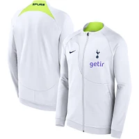 Veste Nike Tottenham Hotspur Academy Pro Anthem ajustée Raglan Performance entièrement zippée pour homme blanche