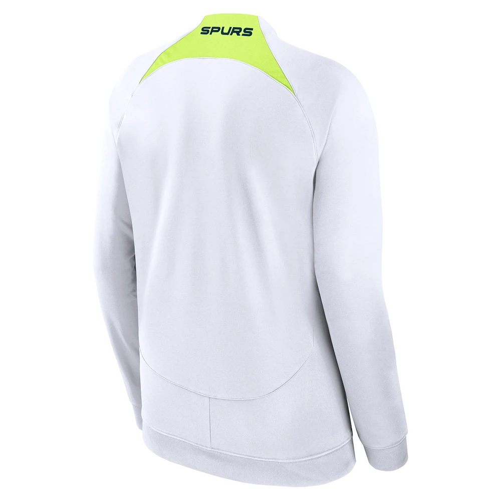 Men's Nike White Tottenham Hotspur Academy Pro Anthem Fitted Raglan Performance Full-Zip Jacket