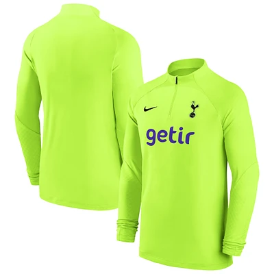 Men's Nike Yellow Tottenham Hotspur 2022/23 Strike Drill Performance Raglan Quarter-Zip Long Sleeve Top