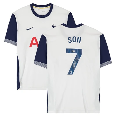 Son Heung-Min Tottenham Hotspur Autographed 2024-25 White Nike Jersey  