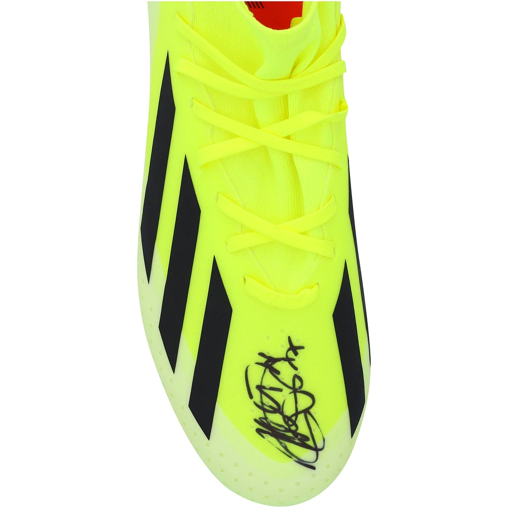Son Heung-Min Tottenham Hotspur Autographed Yellow Crazyfast adidas Soccer Cleat